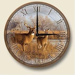 Our Side of the River Deer Wall Clock