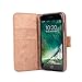 Snugg iPhone SE Wallet Case 2022 & 2020 / iPhone 8 Wallet Case/iPhone 7 Wallet Case – Leather Card Wallet with Handy Stand Feature for iPhone SE Case Wallet Flip Phone Case Cover in Distressed Brown