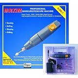 Maxim Pro Nail Drill for Gels, Acrylics, Natural Nails, Pro Attachments and Tool Box Handy