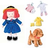 Dressable Madeline Doll with Clothes and Genevieve Set of 5 Items