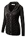 J.TOMSON Women's Cable Knit Button Up Long Sleeve Cardigan