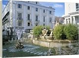 Neptune fountain and the Promenade - 20 Inch Canvas Print (51 cm) by Robert Harding