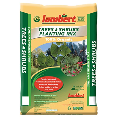 Lambert Peat Moss Organic Tree and Shrubs Planting Mix, 40Quart