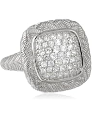 Judith Ripka "Mercer" Pave Center Ring