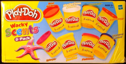 Childrens Toyshop  Toys : Play-Doh 8-Pack of Wacky Scents