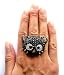 Hello Kitty Chococat Black Swarovski Crystal Ring