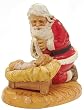 Fontanini Kneeling Santa with Baby Jesus Figure
