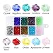 HYBEADS Wholesale Mix Lot 1000 pcs Bicone 4mm #5328 Xillion Bicone Crystalized Crystal Glass Beads For Jewelry Making Findings with Container Box