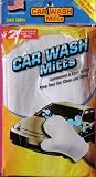 2 Pre-Soaped Soft Car Wash Mitts (Dual-Sides)