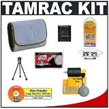 Tamrac 3583 Express 3 Camera Case (Light Blue) + Accessory Kit for Nikon Coolpix, Canon PowerShot, Pentax Optio, Olympus Stylus, Fuji FinePix, Kodak EasyShare, Casio Exilim, Panasonic Lumix, Samsung and Sony Cyber-Shot Digital Cameras