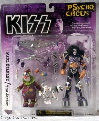 McFarlane Toys, KISS Psycho Circus, Paul Stanley and the Jester Action Figures