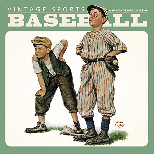 Vintage Baseball Wall Calendar (2016)