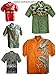 WinnieFashion (100% Cotton) Hawaiian Canoe/Bamboo Aloha Shirts (USA)