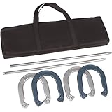 Trademark Innovations Pro Horseshoe Set - Powder Coated Steel