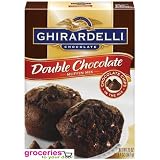 Ghirardelli Muffin Mix, Double Chocolate, 20 oz (Pack of 6)