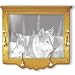 Blue Morning Trackers Wolf Coat Rack Tall