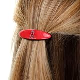 MLB Los Angeles Angels Barrette - 2Pk Small Oval