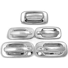 High Quality Chrome Door Handle Tailgate Cover Trim Set for 1999-2006 Chevrolet... by SUV Tailgate