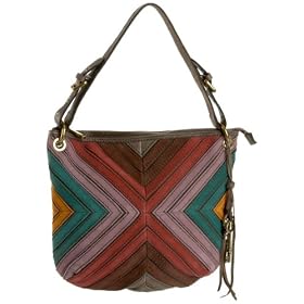 Fossil Lola Patchwork Convertible Hobo