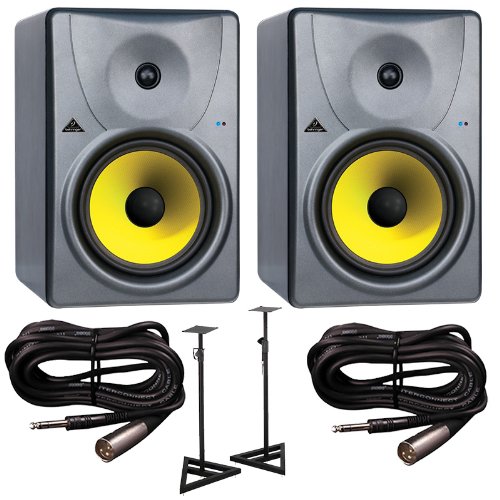 Behringer TRUTH B1031A Studio Monitors with TRS to XLR Male Cables