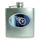 NFL Tennessee Titans Stainless Steel Hip Flask 6oz