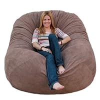 6-feet X-large Earth Cozy Sac Foof Bean Bag Chair Love Seat