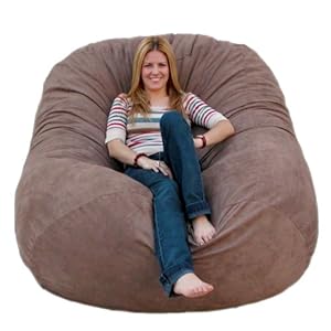 6-feet X-large Earth Cozy Sac Foof Bean Bag Chair Love Seat