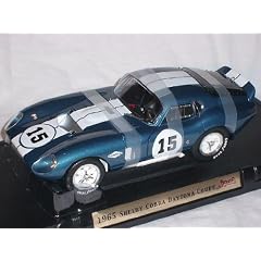 SHELBY AC COBRA DAYTONA COUPE BLAU WEISS 1/18 YATMING MODELLAUTO MODELL AUTO