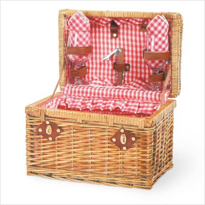 Chardonnay Wine & Cheese Picnic Basket