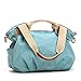 Eshow Women Canvas Shoulder Bag Hobo Handbags and Purse Cross-Body Bag Messenger Bag Travel mom bag for women