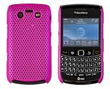 Hard Mesh Snap Case for BlackBerry Bold 9700 - Hot Pink
