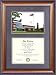 Grand Valley State University (GVSU) Document Frame with Campus Lithograph