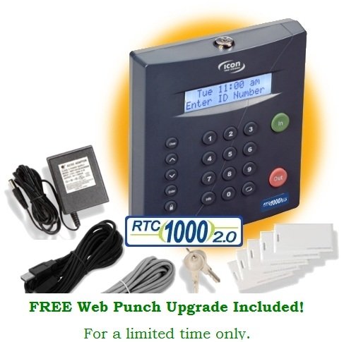RTC-1000 20 Universal Employee Time Clock