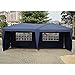 Polar Aurora 10' X 20' Easy Pop up Canopy Party Tent - Blue w/ 4 Removable Sidewalls
