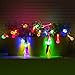 Solar String Lights By Zeso 20ft 30 LED 15 Water Drop & 15 Crystal Waterproof Lights Christmas Lights Outdoor String lights for Garden, Patio, Yard, Home, Christmas Tree, Parties (Multi-colored)