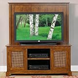 Home Styles Furniture Jamaican Bay Wood TV Stand in Mahogany
