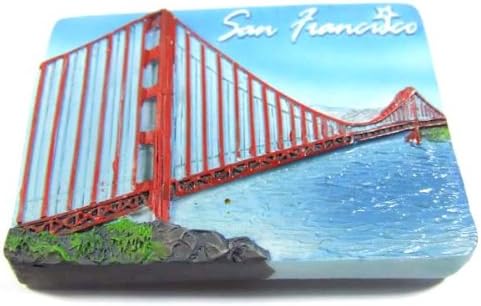 Souvenir Art Design Golden Gate Bridge San Francisco USA Car Fridge Magnet