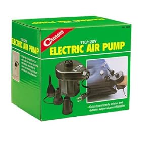 Click here to buy Coghlan's 110 120V Electric Air Pump.