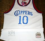 Los Angeles Clippers Elton Brand Replica Adult White Jersey, Size= X-Large