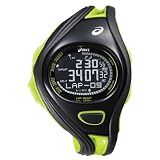 [アシックス　ランニングウォッチ]ASICS RUNNING WATCH AR03レギュラー For Challenge Racer BLK/ｸﾞﾘｰﾝ CQAR0308 ユニセックス