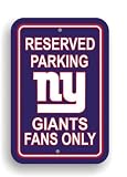 NFL New York Giants Plastic Parking Sign