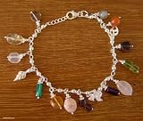Quartz and amethyst bracelet, 'Personal Charm'