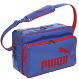 puma PJ066758 エナメルバッグ L チームロイヤル×プーマレッド