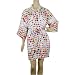 Aerodot Polka Dot Shortie Terrycloth lined robe ~ Tepper Jackson