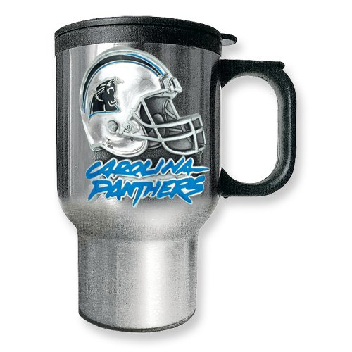 Carolina Panthers 16oz Stainless Steel Travel Mug