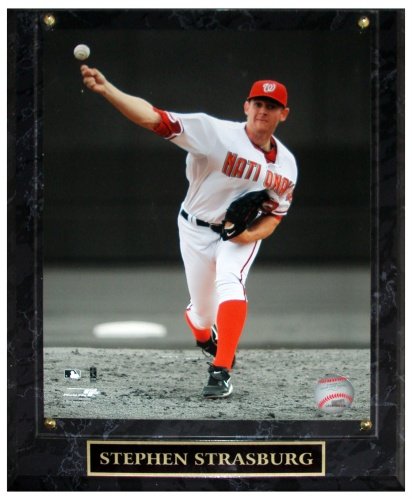 Stephen Strasburg Washington Nationals (Spotlight) Licensed 8x10 Photo Plaque