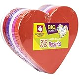 Creative Hands by Fibre-Craft - Heart Foam Shapes 35/Pkg - Arts and Crafts - For Ages 3 and Up