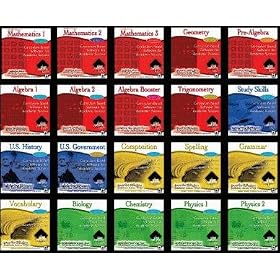 20 Pack Of High Achiever Educational Computer Software Fun and Entertaining for Middle and High School Students Grades 6 7 8 9 10 11 and 12th Grade Math Mathematics Algebra Geometry Trigonometry Study Skills US History Government English Spelling Science