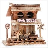 TRAIN STATION BIRDHOUSE