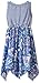 Speechless Girls' Knee Length Sleeveless Round Neck Hanky